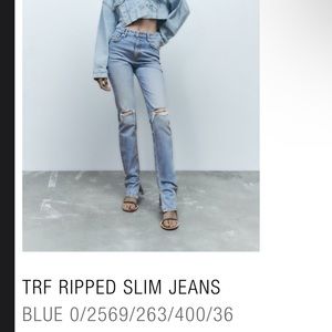 Brand new Zara jeans